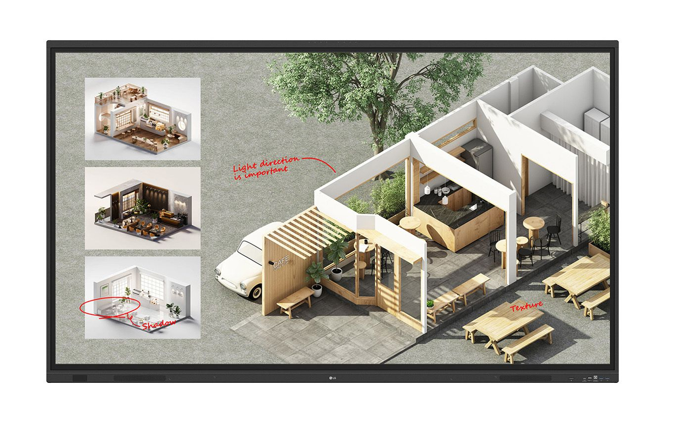 Интерактивный дисплей LG 86TR3DQ-B