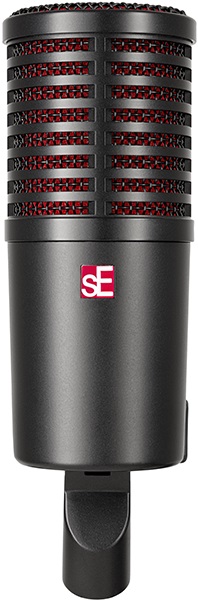 Микрофон динамический sE Electronics [DYNACASTER] студийный, для стримов и подкастов со встроенным предусилителем DYNAMITE, +48 В, 20 Гц - 19 кГц, кардиоида, в комплекте: резьбовой переходник на микрофонную стойку, стикер логотип sE, ветрозащита